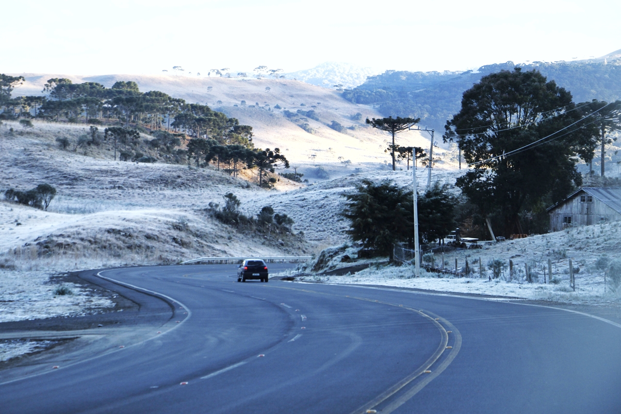 Serra registra mínima de -8°C e pelo menos 17 cidades de SC têm ...