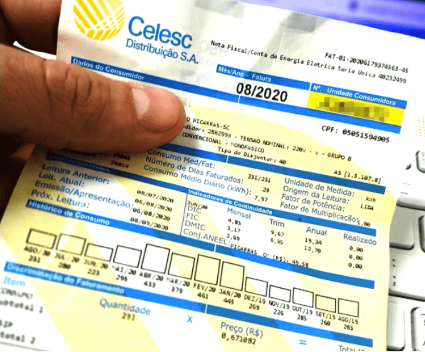 Catarinenses de todas as regiões podem pagar suas faturas de energia  elétrica via boleto bancário - Sulinfoco